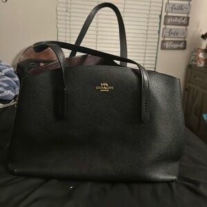 Black coach purse